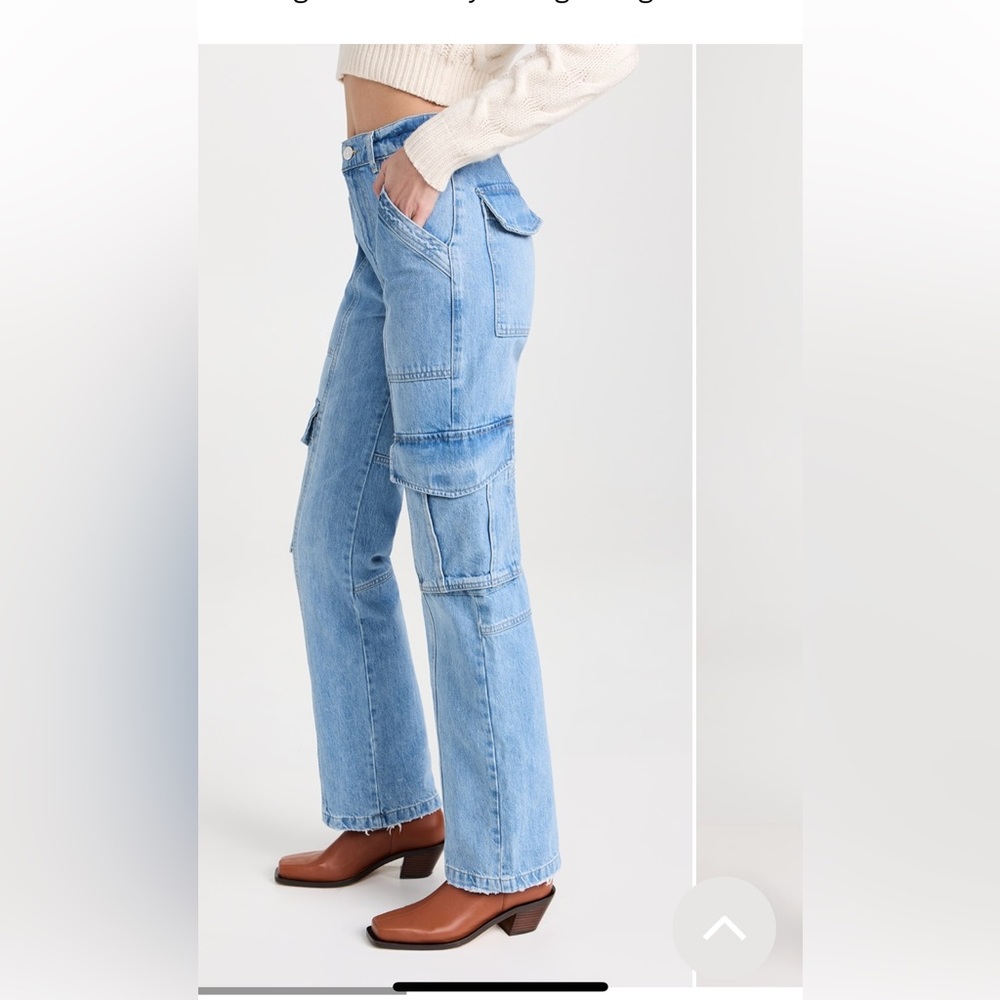 FRAME NWT High Rise Utility Straight Leg Jeans - 33 - Picture 2 of 10